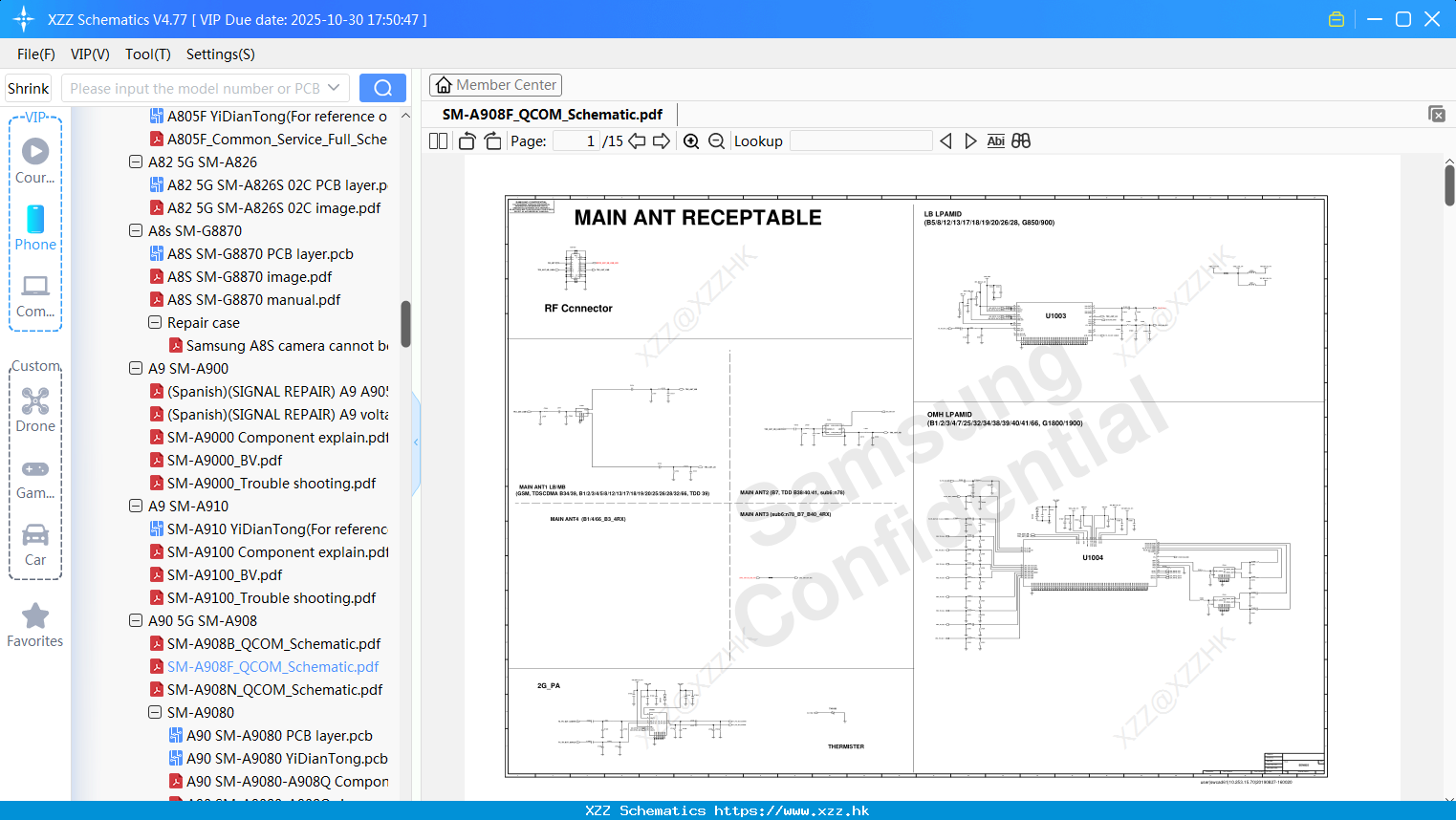 Samsung SM-A908F_QCOM_Schematic
